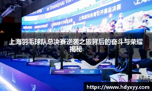 上海羽毛球队总决赛逆袭之旅背后的奋斗与荣耀揭秘